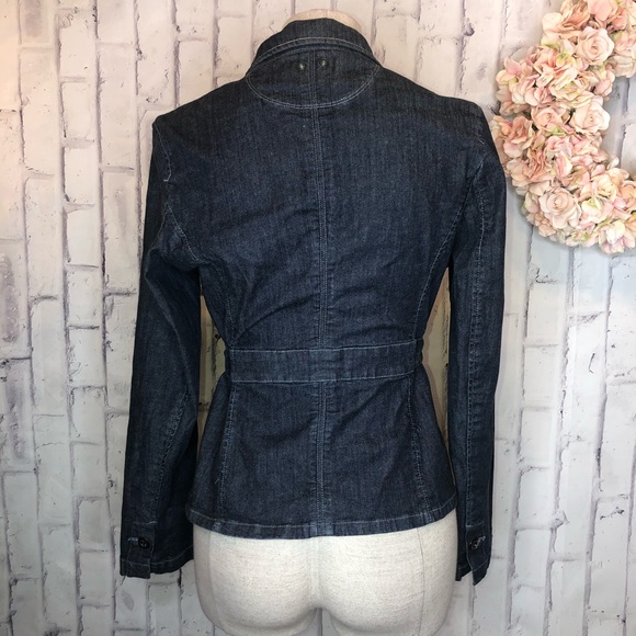 Converse blue jean trench jacket. Size medium - Picture 5 of 8